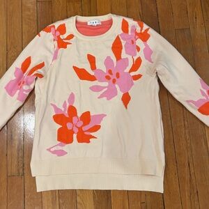 Anthropologie THML Floral Sweater